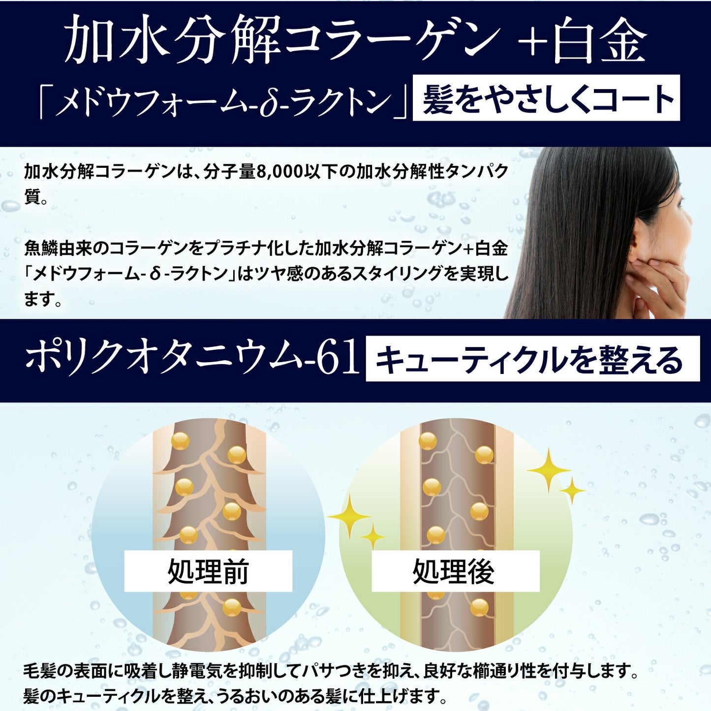 次世代型・髪質改善オールインワントリートメント 【シャイニングリペアローション38ml 】キューティクルの補修&保護 毛髪内部を協力補修 サロン専売品 エルカラクトン ケラチン コラーゲン プラチナナノコロイド ヒアルロン酸