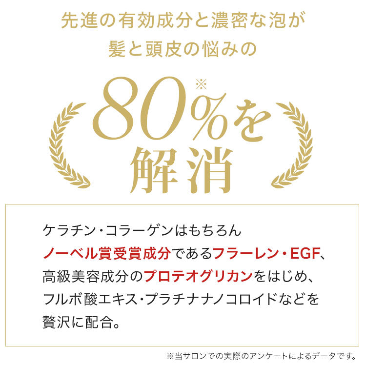 【送料込】美容室専売 髪質改善シャンプー 200ml メリタン フラーレン EGF プロテオグリカンなど美容成分配合 エイジングケア[しっとりタイプ] 美容室専売 アミノ酸スプレヴォリ ヴェルモアクレンジング  ケラチン コラーゲン リピジュア