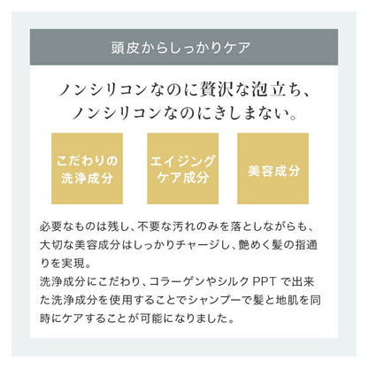 【送料込】美容室専売 髪質改善シャンプー 200ml メリタン フラーレン EGF プロテオグリカンなど美容成分配合 エイジングケア[しっとりタイプ] 美容室専売 アミノ酸スプレヴォリ ヴェルモアクレンジング  ケラチン コラーゲン リピジュア