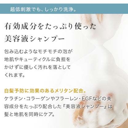 髪と地肌の悩みを80%解消 フラーレン・EGF・プロテオグリカンなど高級美容成分を使用したエイジングケア美容液 シャンプー[さらつやタイプ]美容室専売 アミノ酸【スプレヴォリ ルミエア クレンジング1000ml詰め替え】