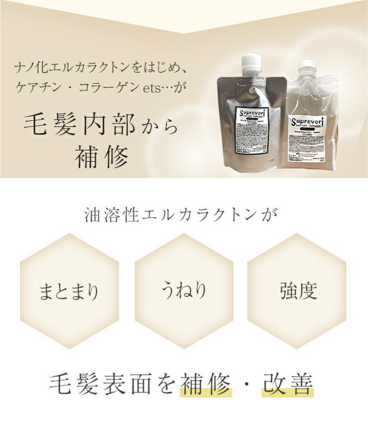 【さらつや潤い髪質改善】【ルミエアシャンプー200ml＆ヴェルモアトリートメント150g＆シャイニングリペアコンク100ml】フラーレン プロテオグリカン エイジングケア 美容室専売 ギフト ケラチン コラーゲン リピジュア 癖毛 クセ毛